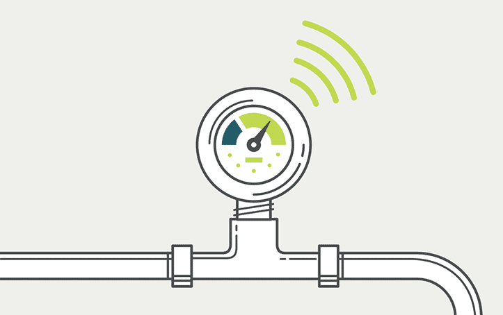 Transmission of sensor data in industrial plants